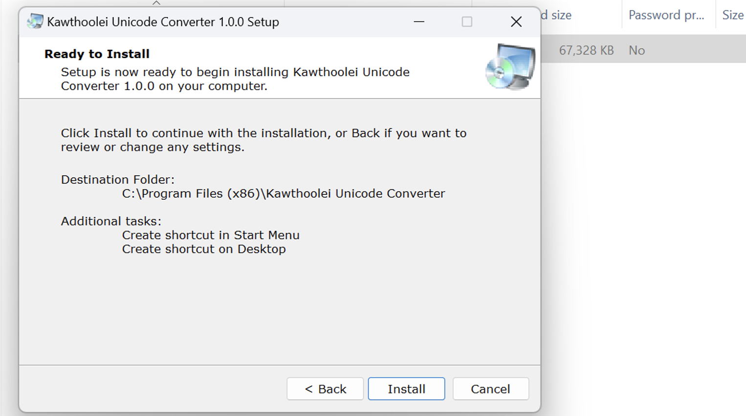 Install